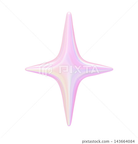 夢幻可愛的3D插畫極光素材 - 閃閃發光 夢幻可愛的3D插畫極光素材 - 閃閃發光 143664084