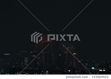 浪速淀川煙火大會：大阪市的秋季傳統 143664920
