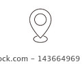 Location information icon 143664969