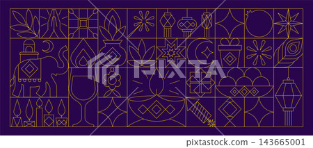 Hair and body beauty devices outline icon set Hair and body beauty devices outline icon set 143665001