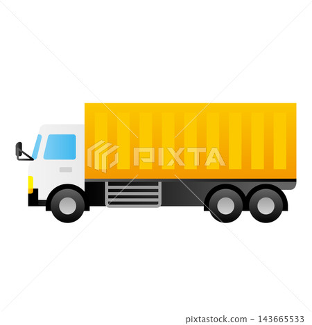 Vector illustration of a large truck Vector illustration of a large truck 143665533