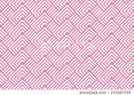 Abstract geometric pattern. A seamless vector background. White and pink ornament. Graphic modern pattern. Simple lattice graphic design Abstract geometric pattern. A seamless vector background. White and pink ornament. Graphic modern pattern. Simple lattice graphic design 143665546