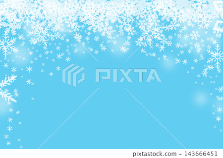 雪花背景素材，冬季圖片 143666451