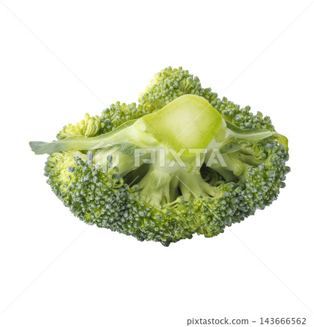 close up of fresh broccoli isolated on a white background close up of fresh broccoli isolated on a white background 143666562