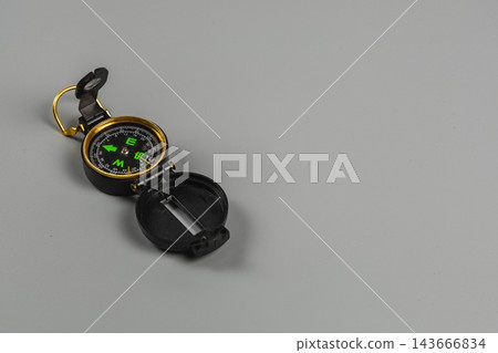 Compass used for outdoor navigation and direction finding Compass used for outdoor navigation and direction finding 143666834