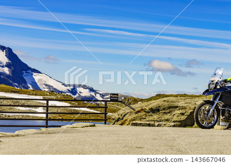 Mountains landscape. Norwegian route Sognefjellet Mountains landscape. Norwegian route Sognefjellet 143667046