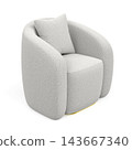Modern boucle armchair 143667340