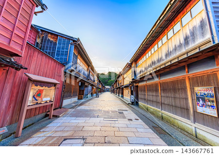 石川縣金澤市東茶屋地區,清晨 石川縣金澤市東茶屋地區,清晨 143667761