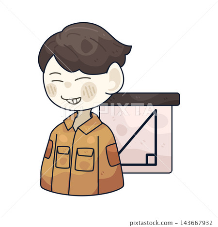 Illustration of Teacher Illustration of Teacher 143667932