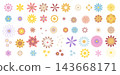 Set of spring and summer flowers 143668171