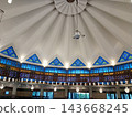 [Malaysia] The radially spreading dome and stained glass of the National Mosque (Masjid Negara) 143668245