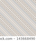 Seamless vector pattern. Greek ornament. Egyptian, Assyrian, Greek Seamless pattern. Modern stylish texture. Geometric linear ornament. Template for textile, embroidery, plate. Vector 143668490
