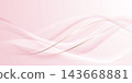 A vector illustration featuring a pink color gradient set against a modern, abstract background. 143668881