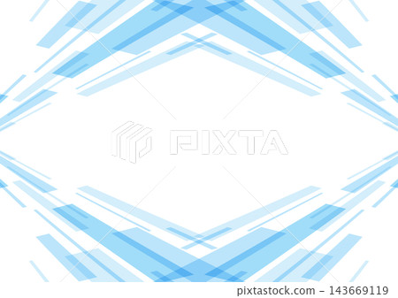 Simple design with a blue frame background featuring intersecting diagonal lines. Simple design with a blue frame background featuring intersecting diagonal lines. 143669119