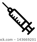 Syringe icon 143669201