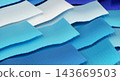 Abstract 3d dynamic blue ribbon wave background. technology and  corporate branding concepts. 143669503
