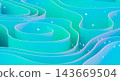 Abstract 3d business technology background with futuristic flowing curved lines background. 143669504
