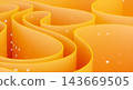 Abstract business technology background with futuristic flowing curved lines background. 3d rendering 143669505