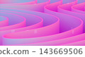 Abstract business technology background with futuristic flowing curved lines background. 3d rendering 143669506