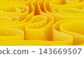 Abstract business technology background with futuristic flowing curved lines background. 3d rendering 143669507