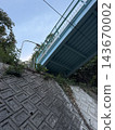 Pedestrian overpass, sky, stone wall 143670002