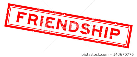 Grunge red friendship word rsquare ubber seal stamp on white background Grunge red friendship word rsquare ubber seal stamp on white background 143670776