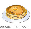 hand painted pancake 143672208