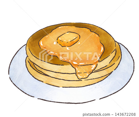 hand painted pancake hand painted pancake 143672208