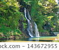 The Hoki River and Shichigen Falls in Shiobara Onsen, Nasushiobara City, Tochigi Prefecture 143672955