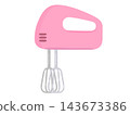 Illustration of hand mixer 143673386