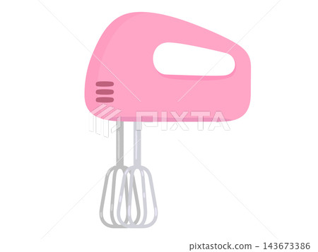 Illustration of hand mixer Illustration of hand mixer 143673386