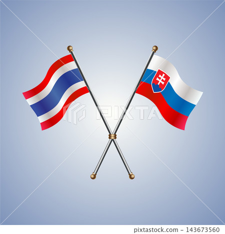 Thailand and Slovakia flag relations 143673560