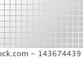 Gray square grid background with thin intersecting lines and a soft horizontal gradient. 143674439