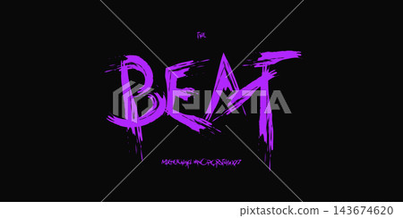 Grunge Brush Font Logo Rough Graffiti Alphabet Handwritten Scratch Letter Set Handdrawn Typography, Creative Typographic Design for Punk Title Text, Emo Rock Music Poster Headline. Vector Typeface Grunge Brush Font Logo Rough Graffiti Alphabet Handwritten Scratch Letter Set Handdrawn Typography, Creative Typographic Design for Punk Title Text, Emo Rock Music Poster Headline. Vector Typeface 143674620