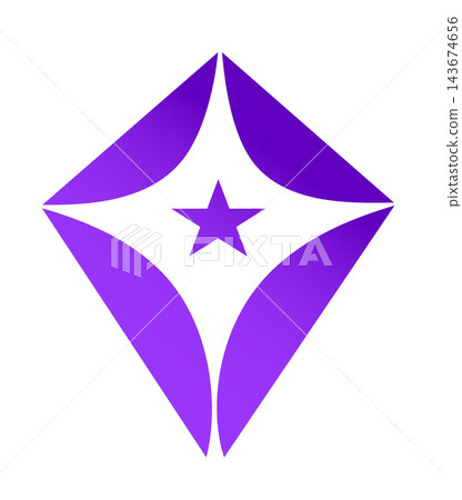 Modern purple four point sparkle star shine glow element sticker print visual graphic clipart artwork design icon illustration Modern purple four point sparkle star shine glow element sticker print visual graphic clipart artwork design icon illustration 143674656