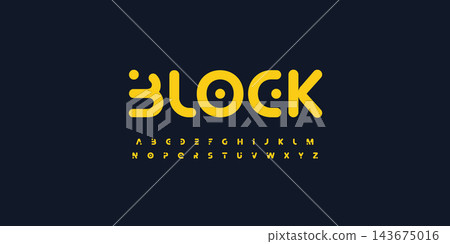 Rounded Futuristic Font AI Logo Cutout Alphabet Bold Letter Set Wide Typography, Dotted Typographic Design for Digital Title Text, Smart Technology, Future Tech Headline. Vector Typeface Rounded Futuristic Font AI Logo Cutout Alphabet Bold Letter Set Wide Typography, Dotted Typographic Design for Digital Title Text, Smart Technology, Future Tech Headline. Vector Typeface 143675016