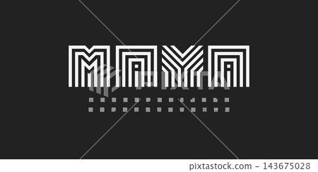 Maze Font Futuristic Logo Squared Lines Alphabet Geometric Lines Letter Set Modern Typography, Labyrinth Typographic Design for Game Title Technology Science Headline and Logotype. Vector Typeface Maze Font Futuristic Logo Squared Lines Alphabet Geometric Lines Letter Set Modern Typography, Labyrinth Typographic Design for Game Title Technology Science Headline and Logotype. Vector Typeface 143675028