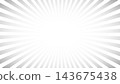 Black and white sunburst background with converging lines, landscape orientation 16:9 143675438