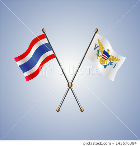 Thailand and Us Virgin Islands  flag relations 143676394
