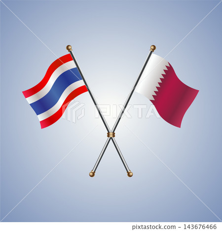 Thailand and Qatar flag relations Thailand and Qatar flag relations 143676466