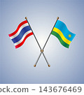 Thailand and Rwanda flag relations 143676469