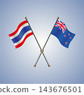 Thailand and New Zealand flag relations 143676501