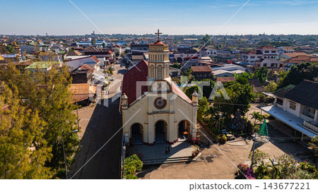 St. Therese Co-Cathedral Cultural and Religious Icon of Savannakhet 143677221