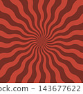 retro red and brown wavy radial swirl vector background 143677622