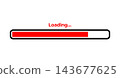 loading progress bar vector on white background 143677625