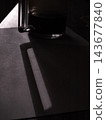 Constructivist Black and White Abstract Photo of Cup on Table 143677840