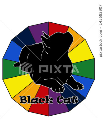 cat, pussy, black cat 143682907