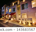 Night view of the alley 143683567