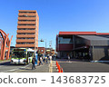 Kokusai Kogyo bus stopping in front of Komarigawa Station on the JR Hachiko Line (Hidaka City, Saitama Prefecture) 143683725