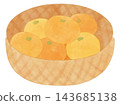 籃子裡的橘子（水彩風格） 143685138